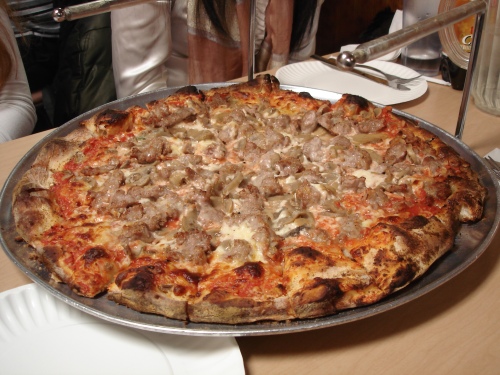 The Zuppardi's special, topped with mushrooms and their majestic homemade sausage.
